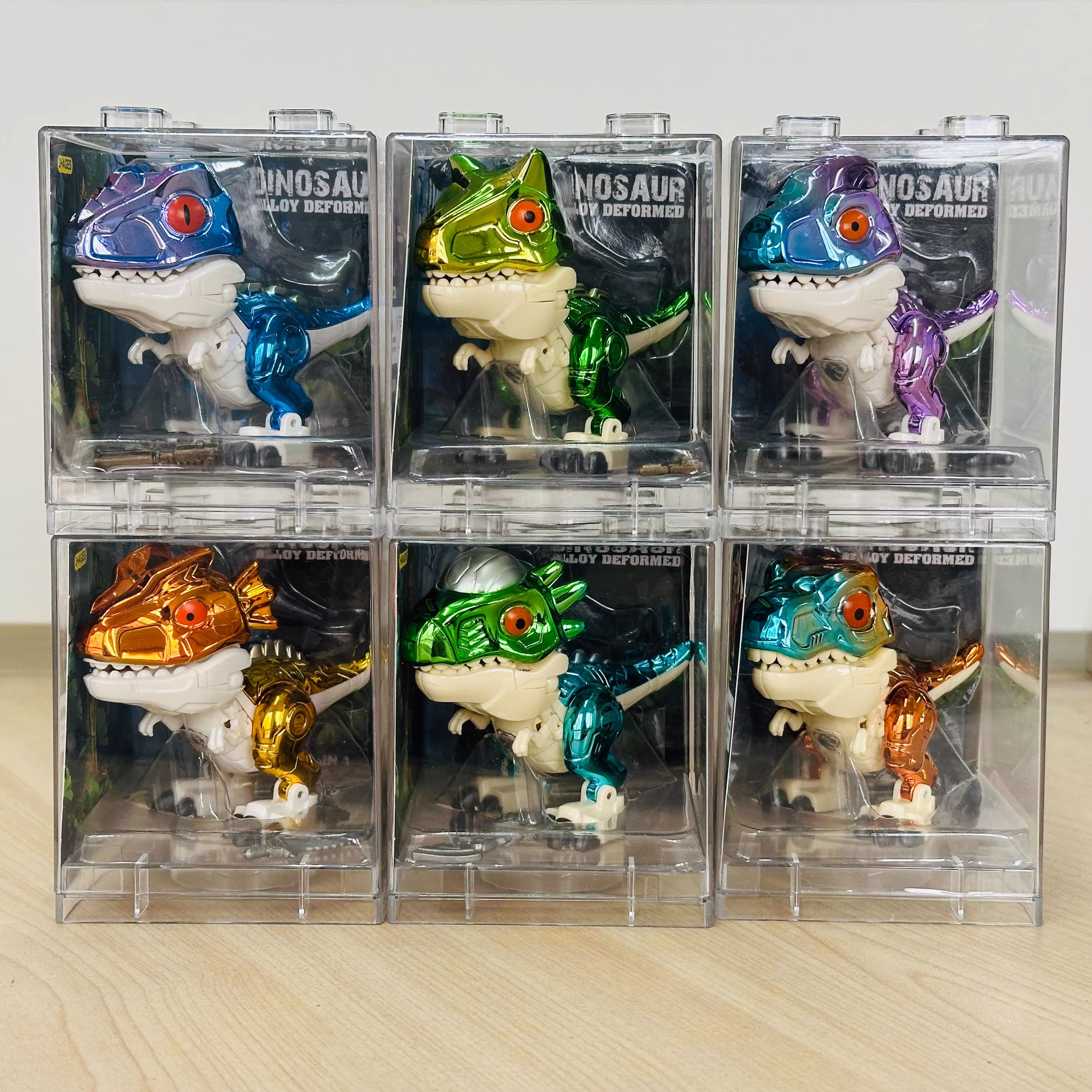 合金渐变恐龙变形机器人积木收纳盒霸王龙迅猛龙全套模型儿童玩具,玩具/童车/益智/积木/模型,儿童机器人/变形玩具,淘宝优惠券,粉丝福利购,淘宝优惠卷