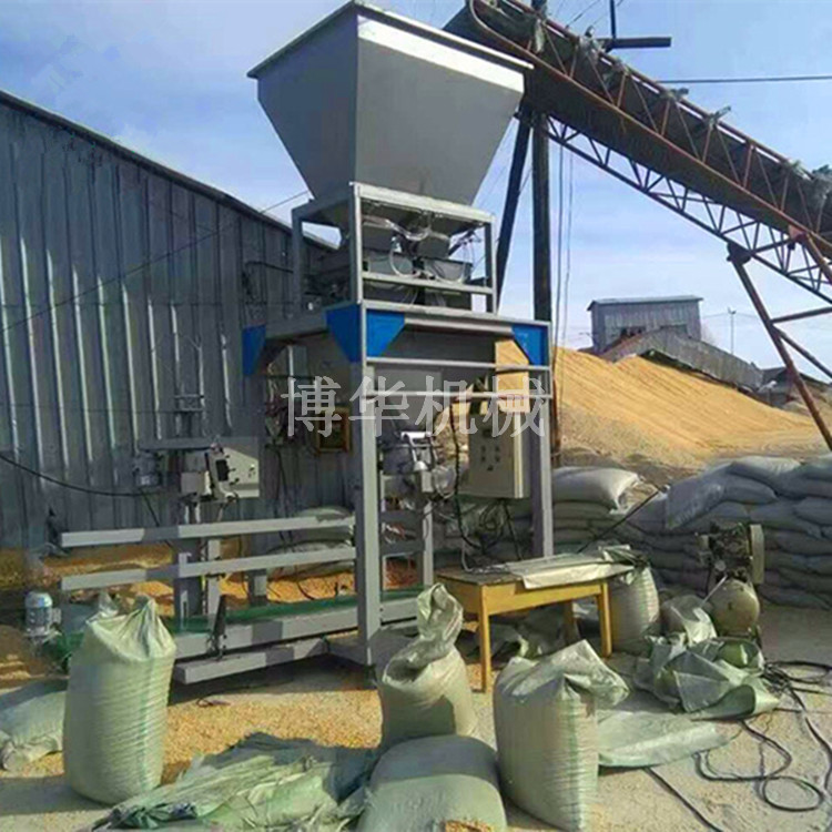 电动小麦定量包装机 玉米打包机 谷物缝包机  大米称重装袋包装秤