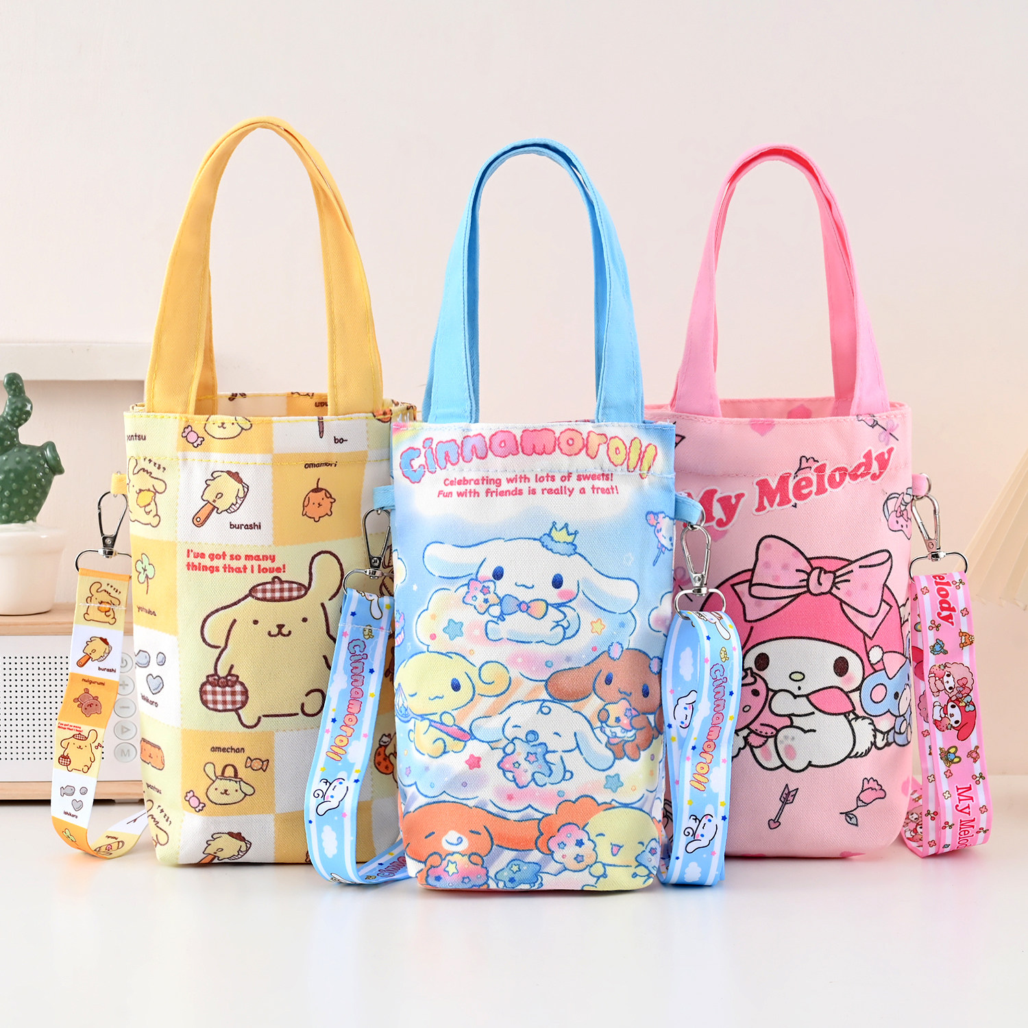 卡通水壶袋保温杯袋奶瓶袋学生可爱手拎雨伞袋便携杯套焖烧壶袋,餐饮具,杯套,淘宝优惠券,粉丝福利购,淘宝优惠卷