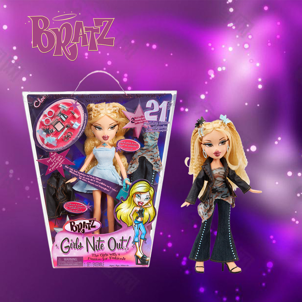 Bratz贝兹娃娃 GNO系列复刻版时尚洋娃娃 21 周年特别版芭比玩具