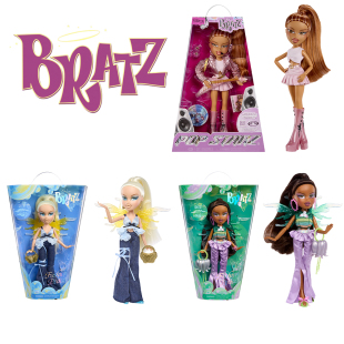 Bratz贝兹娃娃Pop Starz系列YasminCloe流行巨星流行音乐人偶公仔