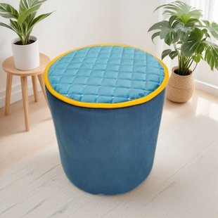 弹力圆形皮凳罩沙发凳垫套罩套通用型方形脚踏套防尘加厚座套全包