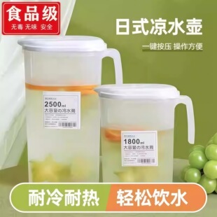 日式冷水壶耐冷耐高温家用茶壶大容量1.8L