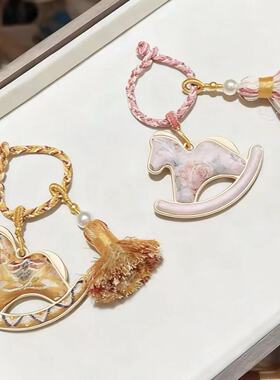 马年宋锦挂件马上有钱葫芦如意成品diy材料包新中式手工吊坠车挂