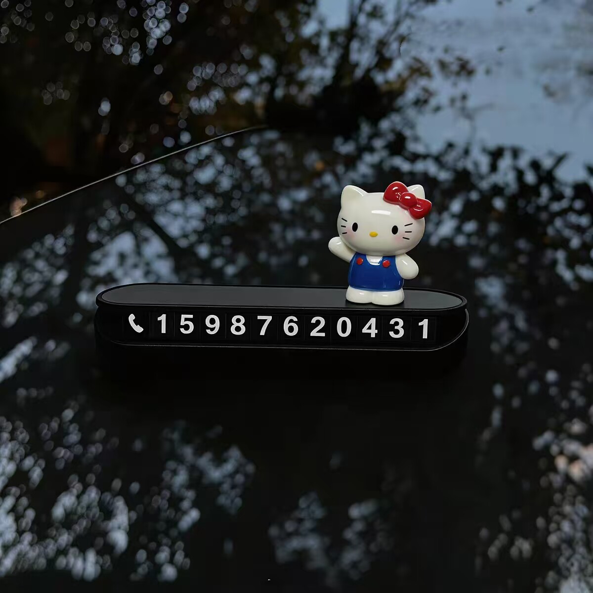 2026新款kitty凯蒂猫可停车号码牌