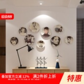 饰品摆件坐盘 饰盘子背景墙面挂盘文艺家居装 北欧风格 赫本陶瓷装