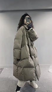 高端国际大牌新国标羽绒服女2024秋冬新款高品质长款宽松外套厚