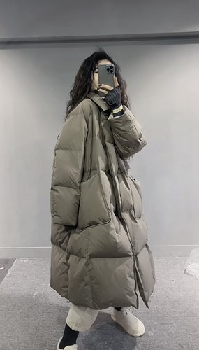 高端国际大牌新国标羽绒服女2024秋冬新款高品质长款宽松外套厚