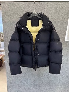 2025冬季新款羽绒服女短款连帽加厚保暖面包服外套