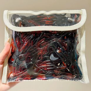 小鱼发簪盘发神器女后脑勺丸子头插梳小号u型发簪倒插梳簪子发饰