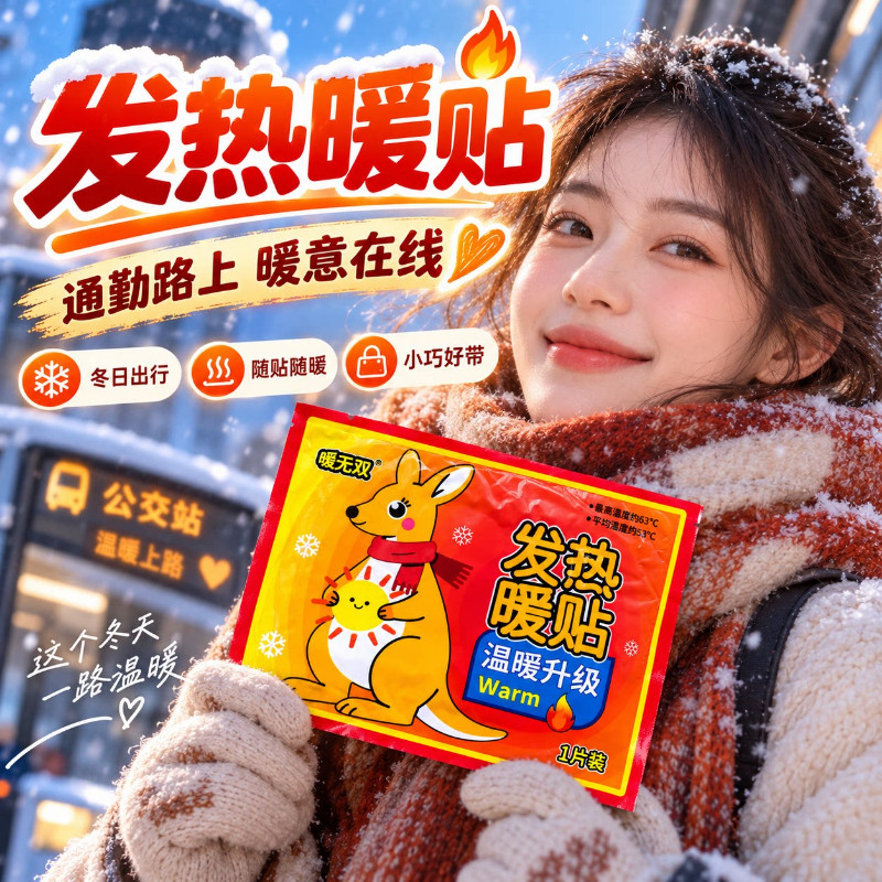 大号暖宝宝贴办公自发热暖身冬天热敷帖发热暖贴暖宝宝宫寒暖身贴
