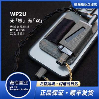 手工磁吸手机小尾巴皮套