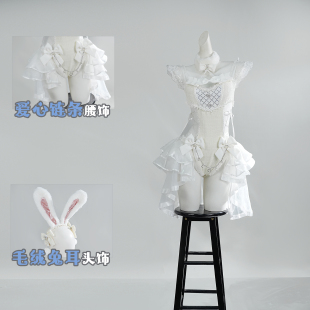 Malymoon 复刻 现货商品 薄纱花呢兔子cos服cosplay服装女高定