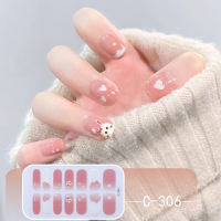 5D three-dimensional non-baking gel soft film nail stickers, full nail art stickers, accessories, women's self-adhesive nail oil film decals, patches thumbnail 8