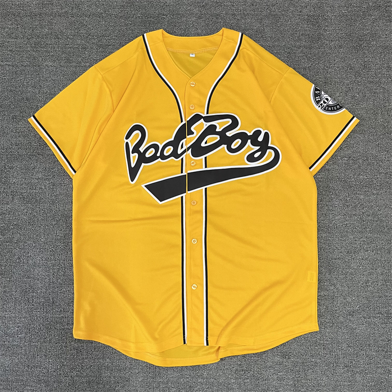 欧美棒球服短袖开衫t恤hiphop街舞嘻哈球衣宽松大码棒球内衬滑板