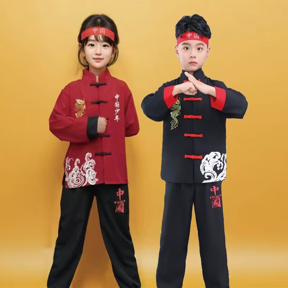 男女通用中国风武术服演出服