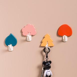 新疆包邮免打孔强力黏胶挂钩墙壁承重厨房浴室化妆室黏贴门后免打