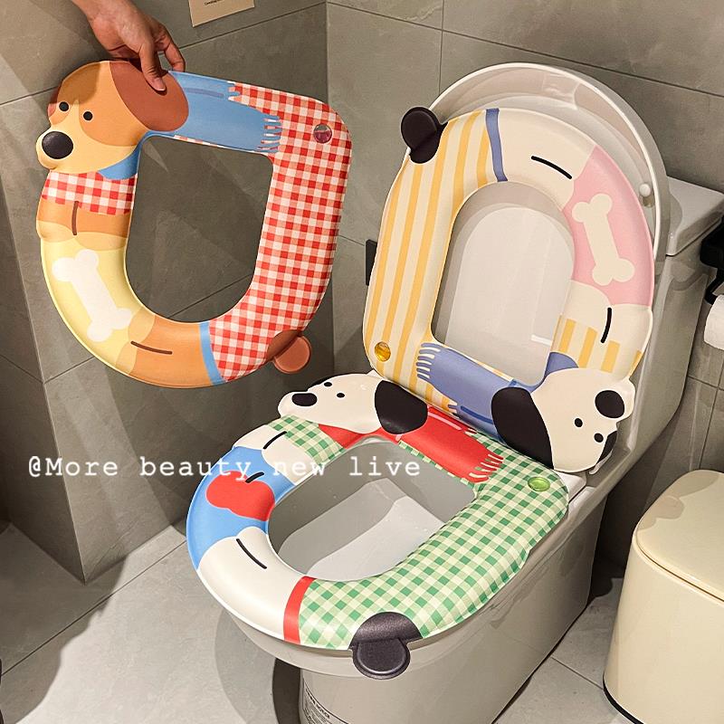 新疆包邮马桶垫防水2025新款四季通用坐便套家用坐便器垫子厕所马