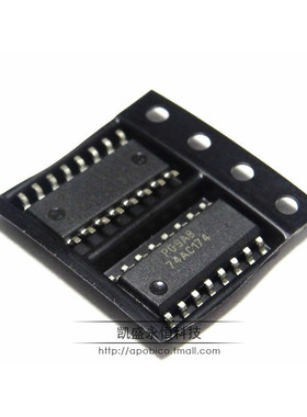 贴片74AC174 74AC174SCX sop-16 3.9MM 主复D型非反相逻辑触发器