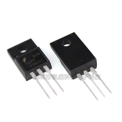 直插式 FQPF12N60C FQPF12N60 TO-220F  600V12A NPN道 场效应管