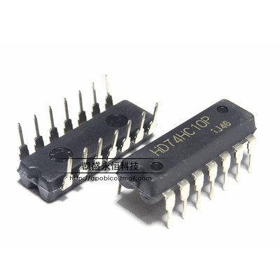 直插 HD74HC10P 74HC10P DIP-14 SN74HC10N 三重3输入阳性 全新