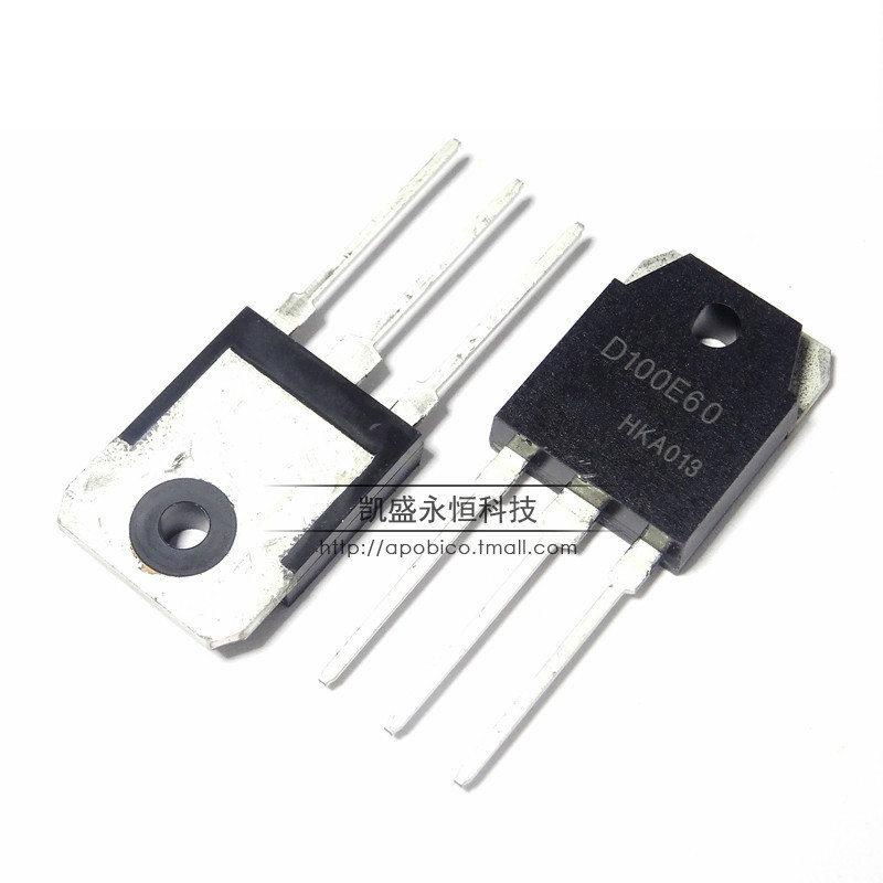 直插 D100E60 IDW100E60 TO-247 100A600V电焊机常用快恢复二极管