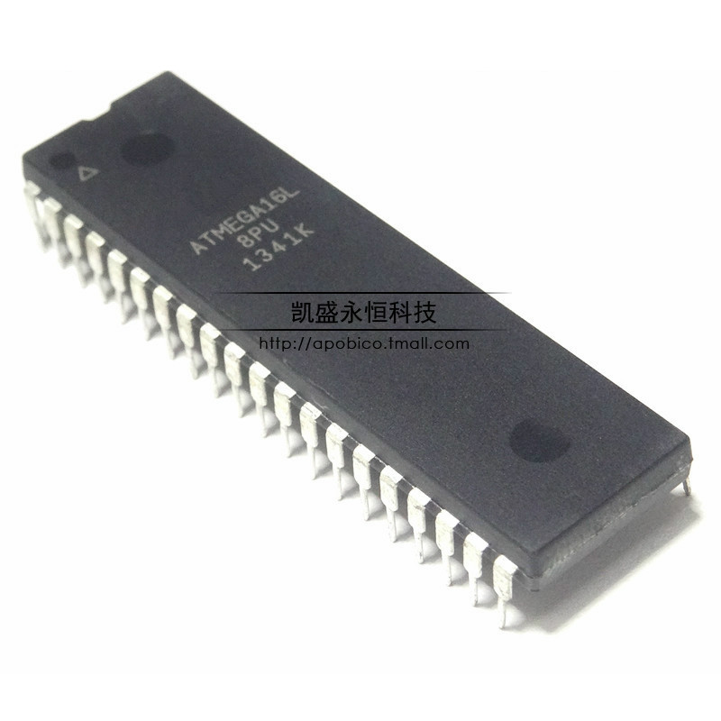 直插 ATMEGA16L-8PU DIP-40 AVR/8位 微控制器 16K闪存