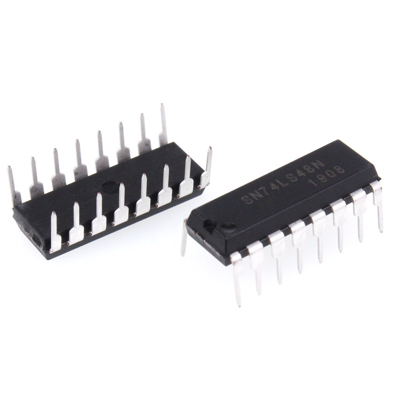 直插 74LS48 HD74LS48P SN74LS48N DIP-16 译码器/驱动器 集成块