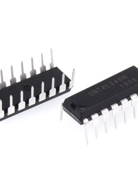 直插 74LS48 HD74LS48P SN74LS48N DIP-16 译码器/驱动器 集成块