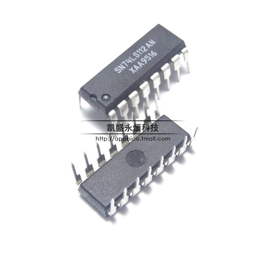 直插 HD74LS112P 74LS112  SN74LS112N DIP-16 触发器 全新