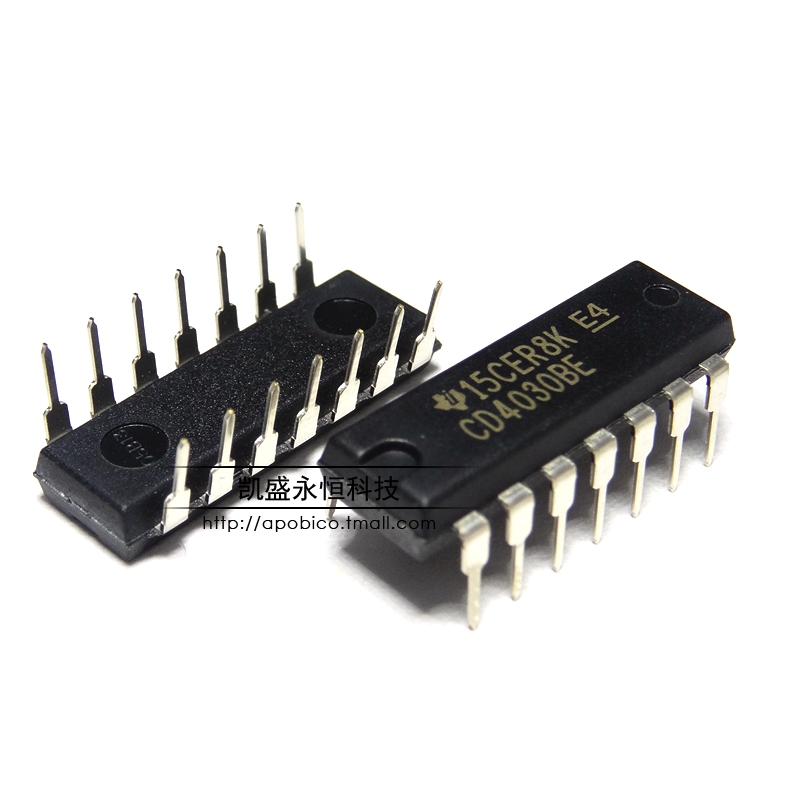 直插CD4030BE CD4030 DIP-14 CMOS四异门集成电路芯片 全新原装