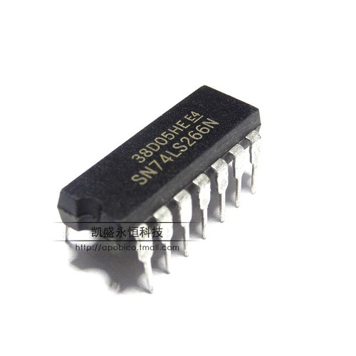 直插 SN74LS266N DIP-14 74LS266 HD74LS266P 栅极和逆变器异或非