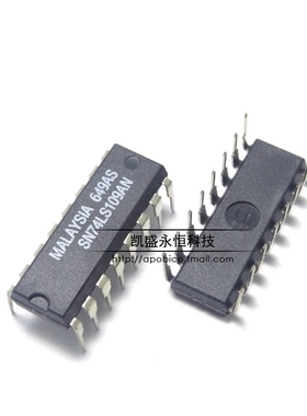 直插式 SN74LS109N HD74LS109P 74LS109 DIP-16  逻辑 触发器 IC