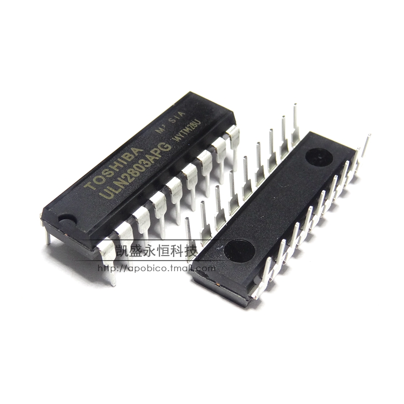 直插 ULN2803 ULN2803APG DIP-18 2803达林顿晶体管阵列 全新原装