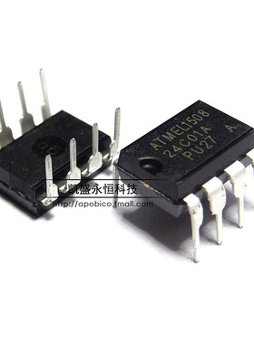 直插 AT24C01 24C01AN 24C01BN 24C01 DIP-8 存储器/串口EEPROM