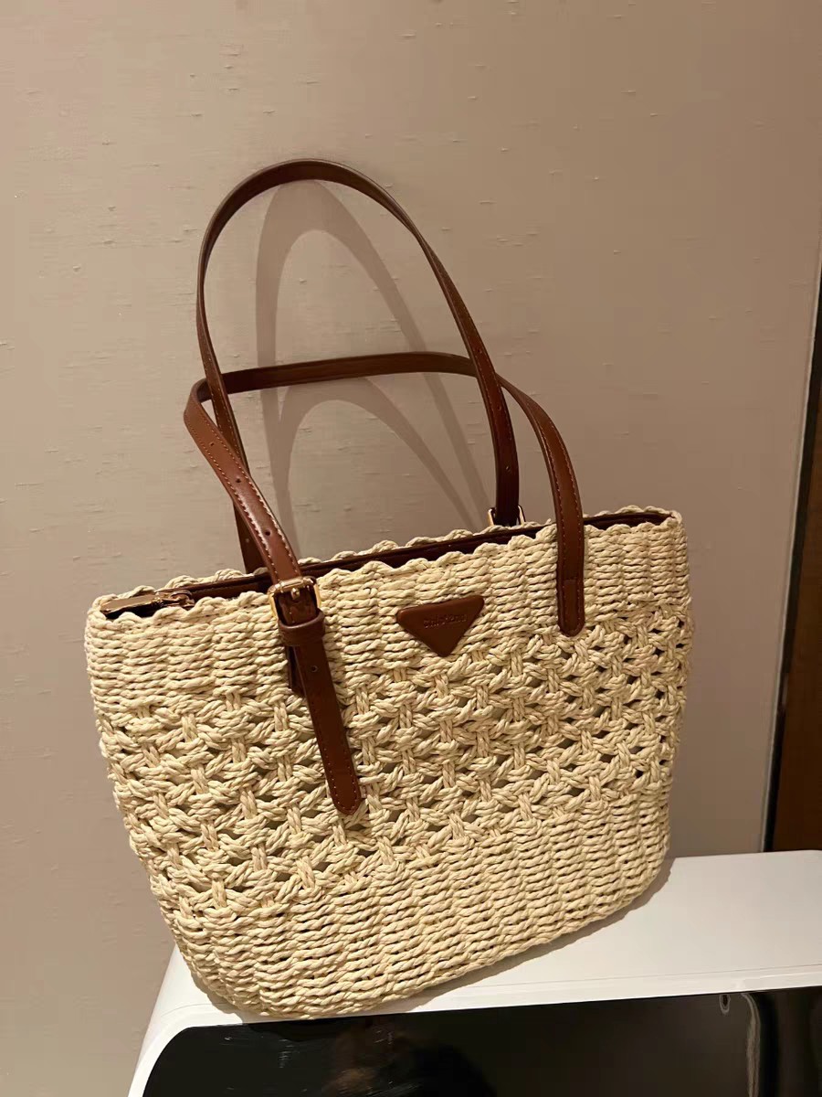 沙滩包博诗王黛单肩包水桶包时尚