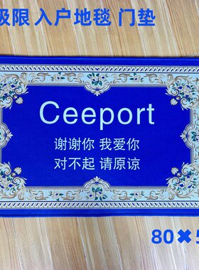 老师推荐零极限地毯地垫入户地毯清理负能量ceeport80×50