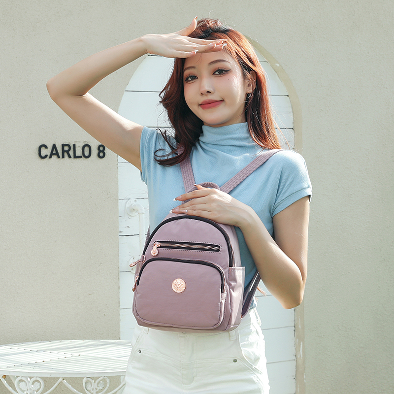 Mindesa时尚女双肩逛街通勤背包