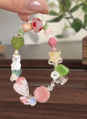 猫猫物语｜一加一shop原创设计捷克珠小猫弹力绳串珠手链可爱小众