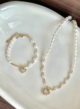 复古珍珠项链原创手链