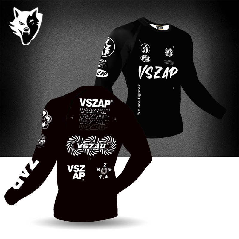 紧身衣柔术泰拳套路散打搏击格斗