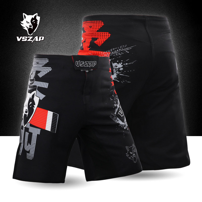 MMA综合格斗训练UFC五分裤柔术VSZAP运动搏击拳击男女款OSS短裤
