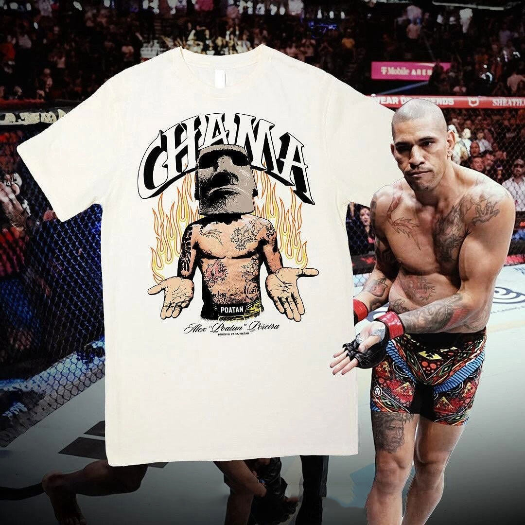 UFC综合格斗亚马逊战士比赛佩雷拉KO希尔文化T恤MMA运动纯棉短袖