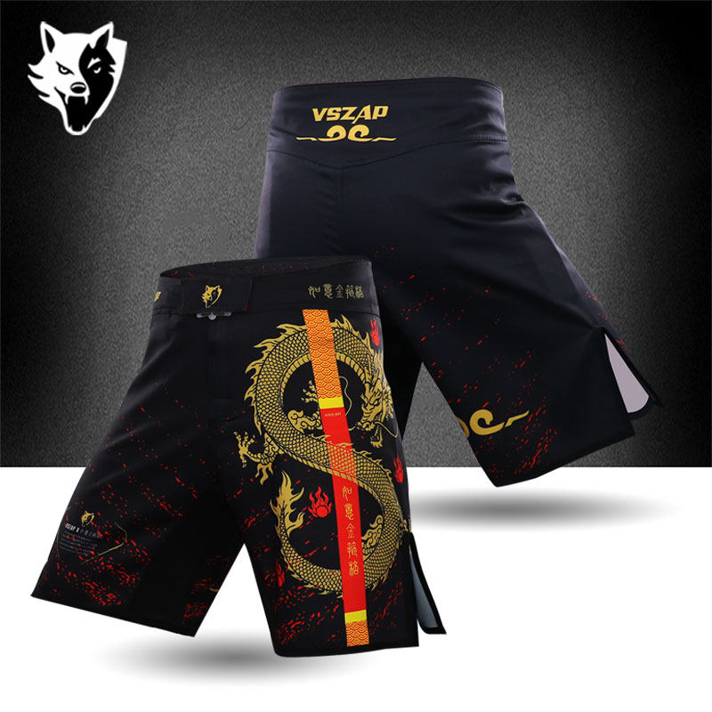 VSZAP搏击综合格斗UFC泰拳击MMA短裤男女柔术悟空训练五分裤踢拳