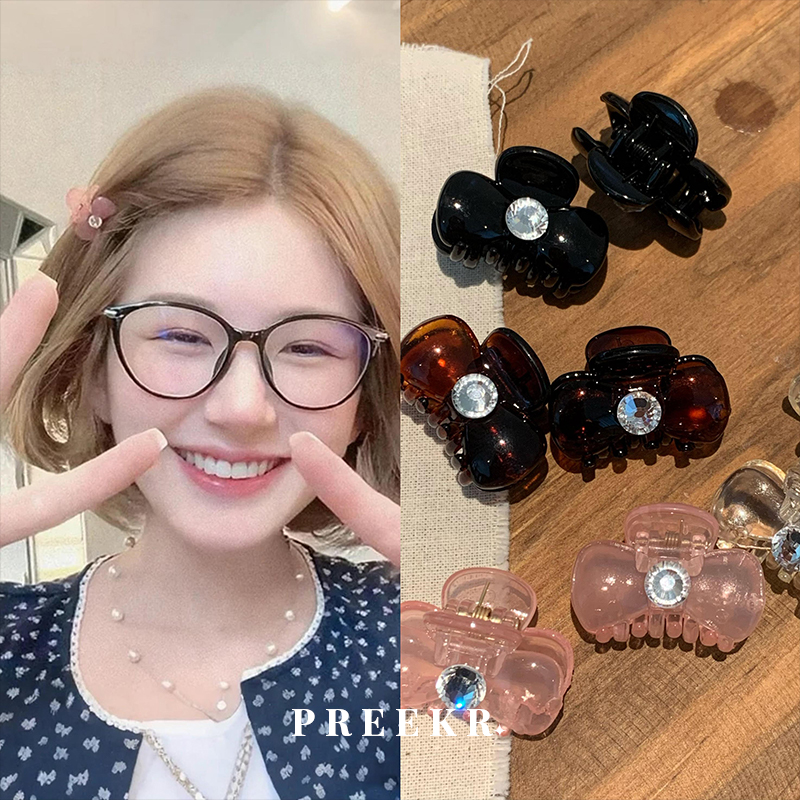 镶钻发夹刘海夹子小抓夹发饰