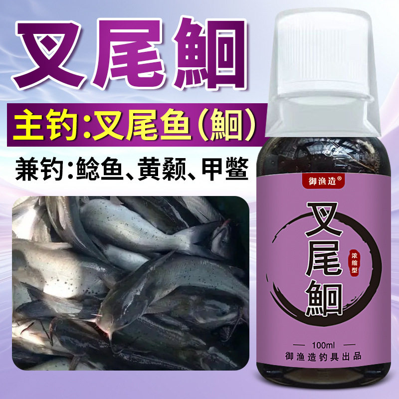 野钓叉尾鮰鱼小药钓鱼饵料添加剂胡子鲶黄骨昂刺黄拉丁开口诱食剂