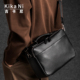 吉卡尼 真皮邮差包男大容量手提相机包商务休闲高级感通勤斜挎包