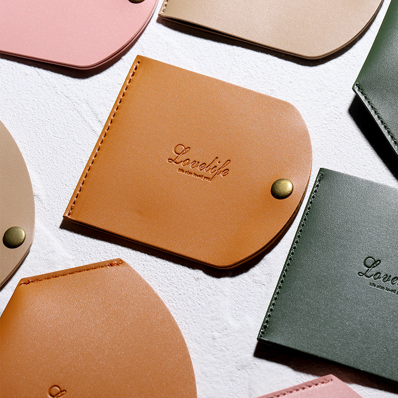 简约创意纯色防尘收纳夹防水口罩夹可折叠pu皮KN95立体口罩收纳包,收纳整理,口罩收纳盒/袋/夹,淘宝优惠券,粉丝福利购,淘宝优惠卷