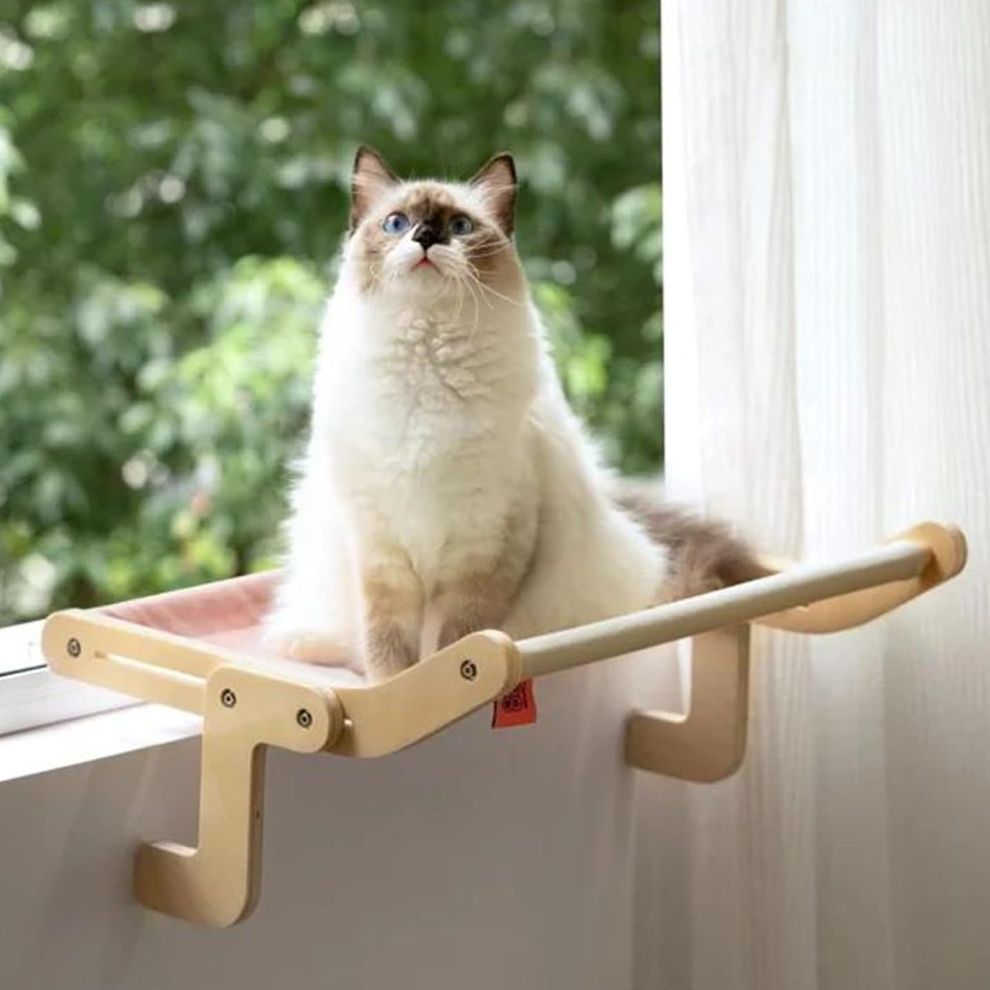 阳台木质猫咪吊床 阳台窗边壁挂式猫窝 悬挂床边宠物猫窝宠物用品,宠物/宠物食品及用品,猫笼子/猫别墅,淘宝优惠券,粉丝福利购,淘宝优惠卷