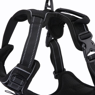 大型犬狗专用背心式牵引绳防挣脱防爆冲胸背牵引绳金毛胸狗狗胸带